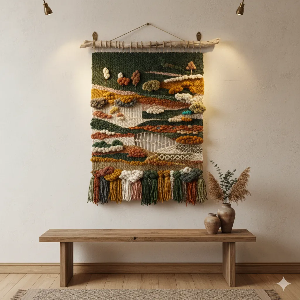 Handwoven Textile Wall Art
